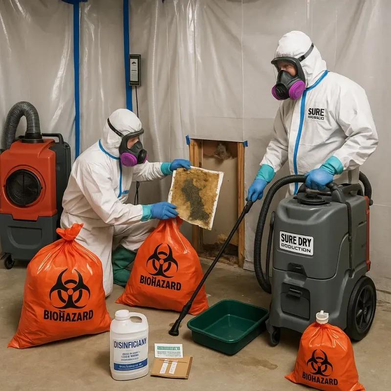 Contaminated Water Handling Protocols process in Spearman, TX